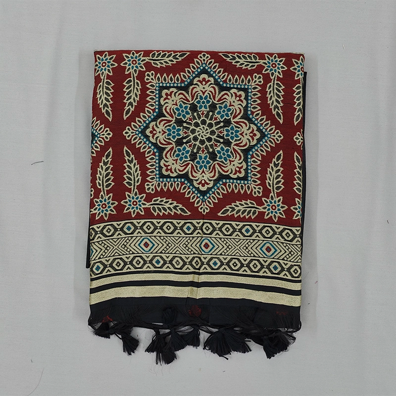Hayagrivas Black Fancy Cotton Saree SSCBF84F19-11
