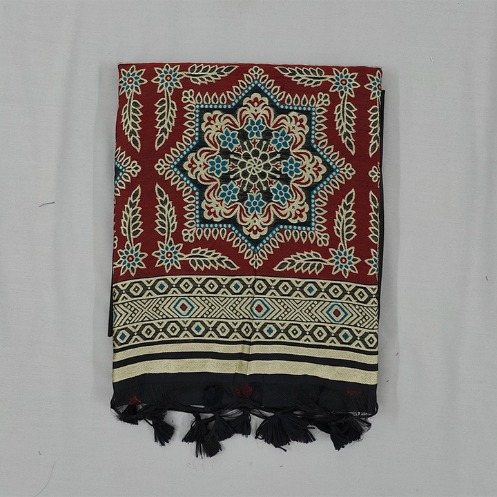 Hayagrivas Black Fancy Cotton Saree SSCBF84F19-11