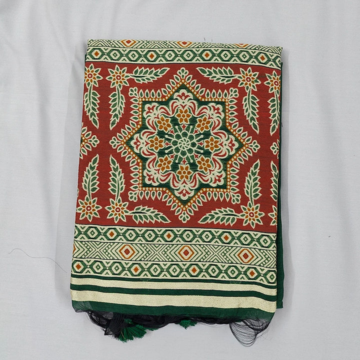 Hayagrivas Bottle Green Fancy Cotton Saree SSCBF84F19-9