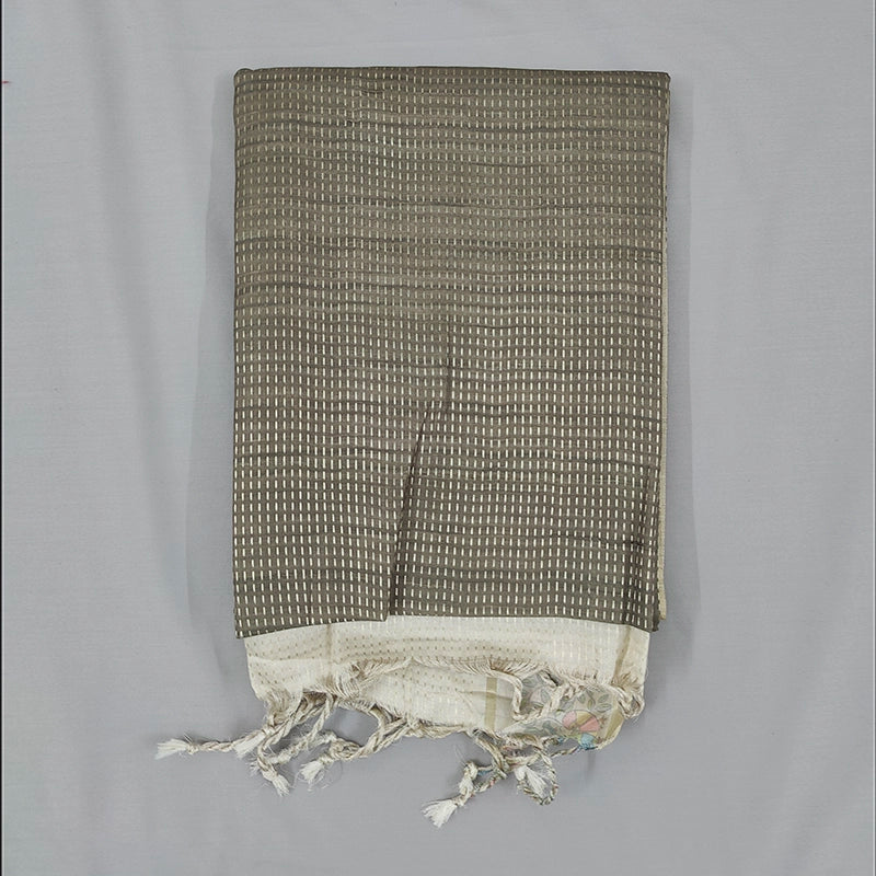 Hayagrivas Grey Fancy Cotton Saree SSCBF84F4-1