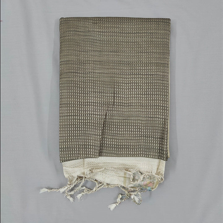 Hayagrivas Grey Fancy Cotton Saree SSCBF84F4-1
