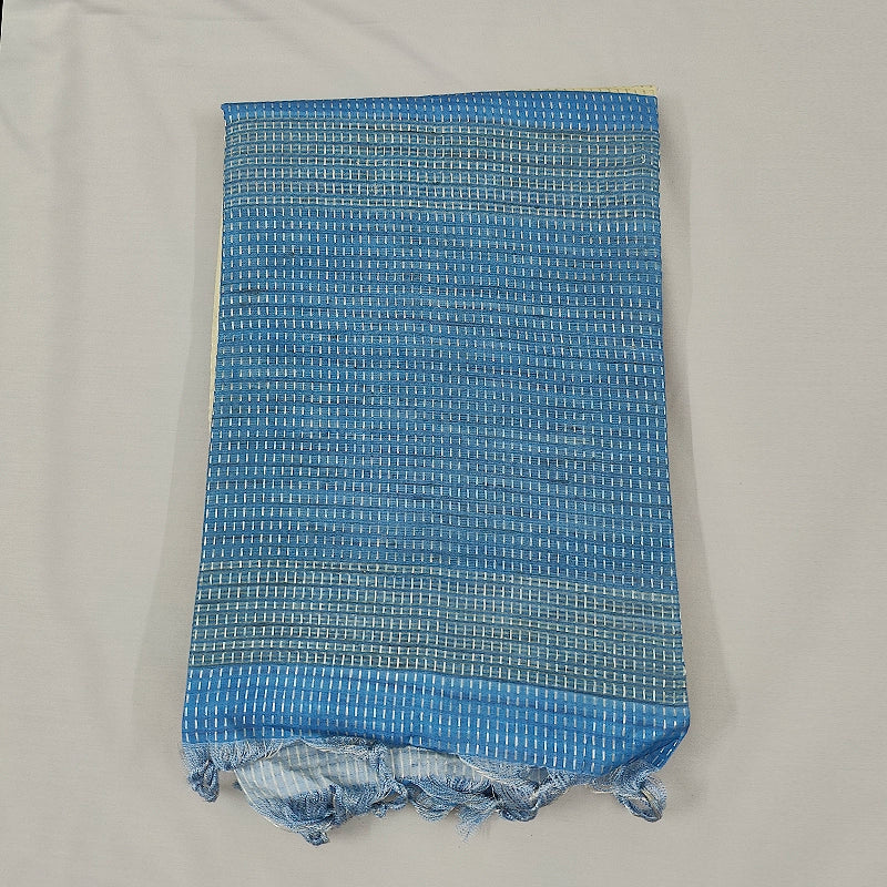 Hayagrivas Half-White Fancy Cotton Saree SSCBF84F6-5