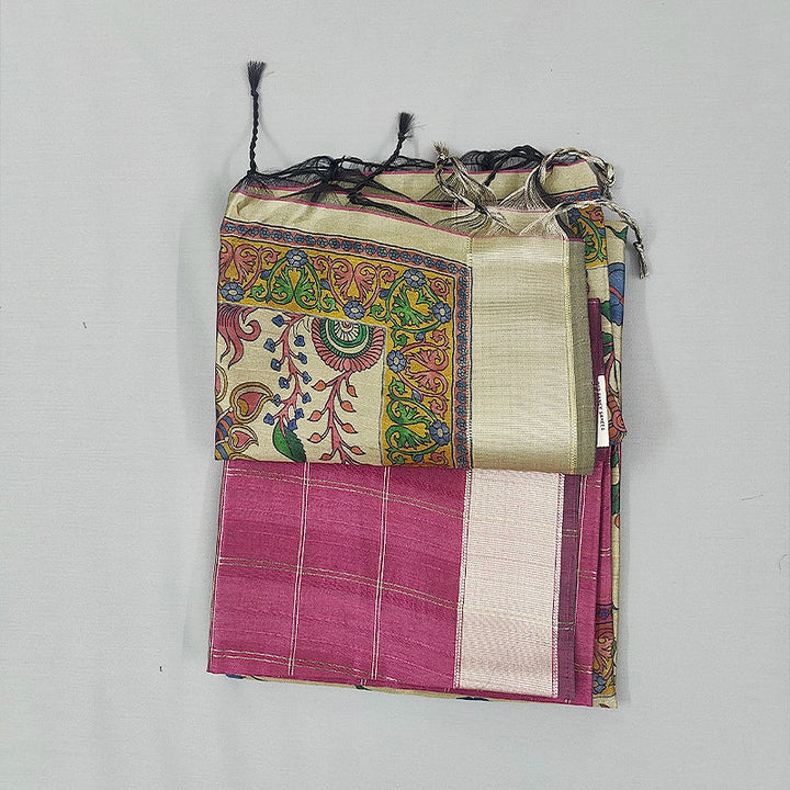 Hayagrivas Pink Fancy Cotton Saree SSCBF92F4-5