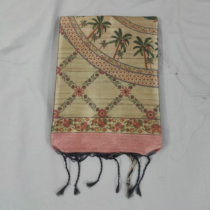 Hayagrivas Pink Fancy Cotton Saree SSCBF92F8-3