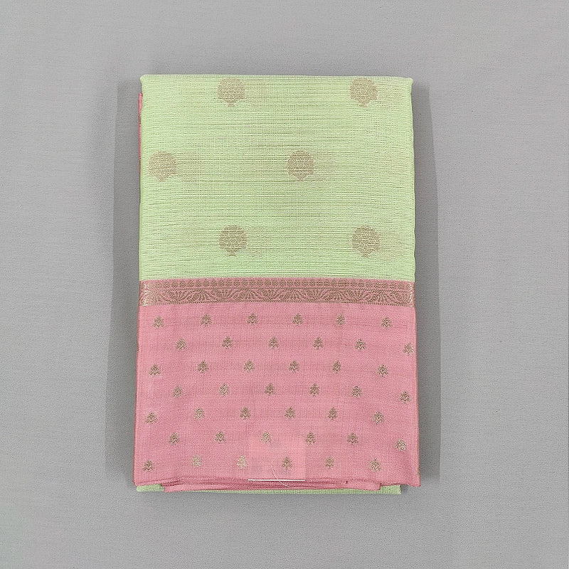 Hayagrivas Light Green Fancy Cotton Saree SSCBF99F2-5