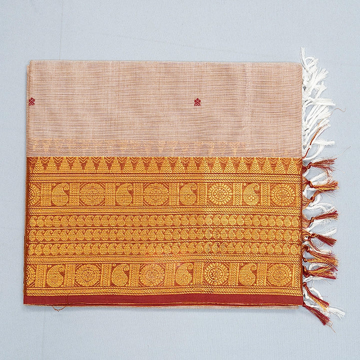 Hayagrivas Cream Handloom Chettinad Cotton Saree SSSBF131H6-10