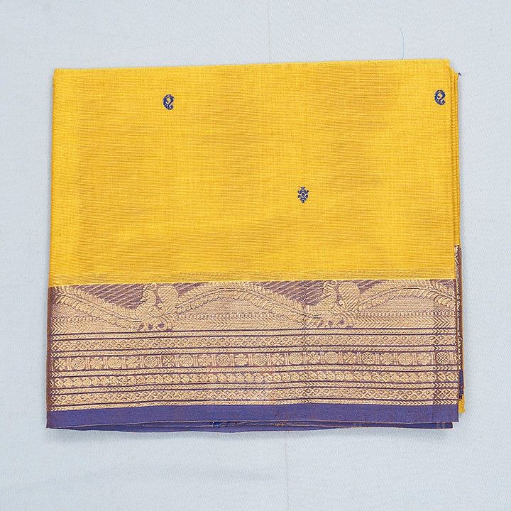 Hayagrivas Lemon Yellow Handloom Chettinad Cotton Saree SSSBF131H6-16