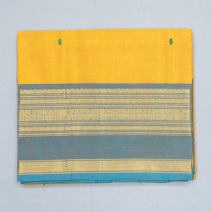 Hayagrivas Yellow Handloom Chettinad Cotton Saree SSSBF131H6-6