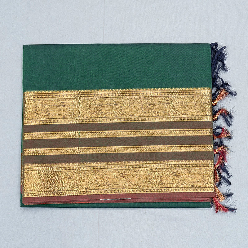 Hayagrivas Karpaga Pachai Handloom Chettinad Cotton Saree SSSBF131H7-3