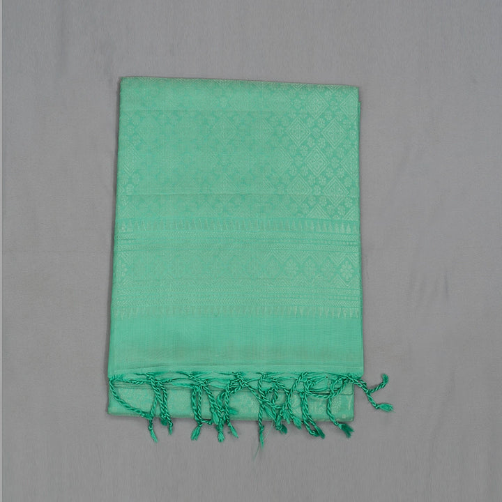 Hayagrivas Handloom Pastel Green Soft Silk Saree KBE662G6-15