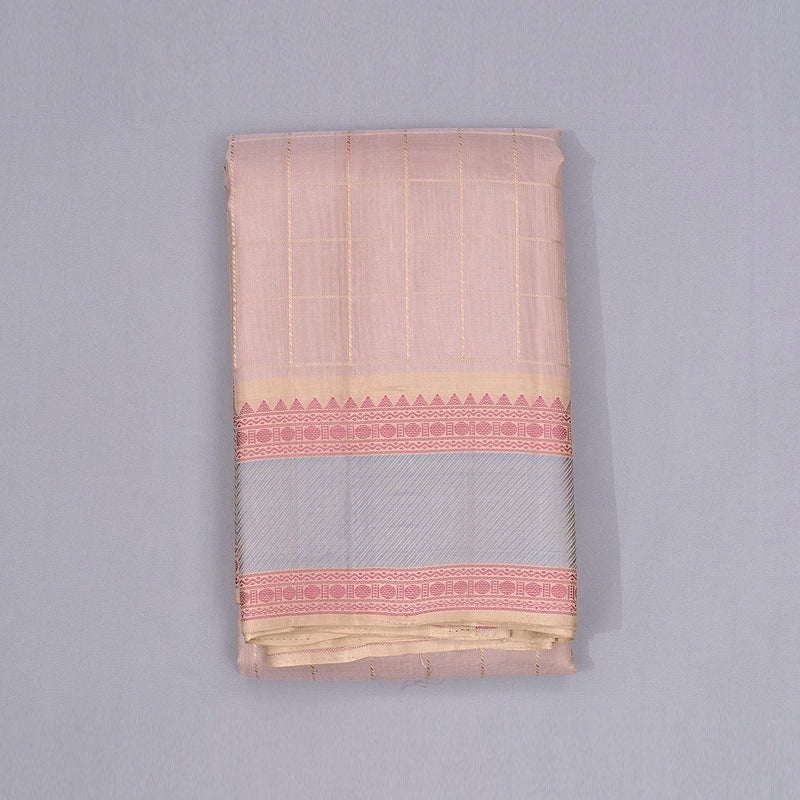 Hayagrivas Handloom Mild Onion Pink Kanjivaram Silk Saree KBE2345B3-6