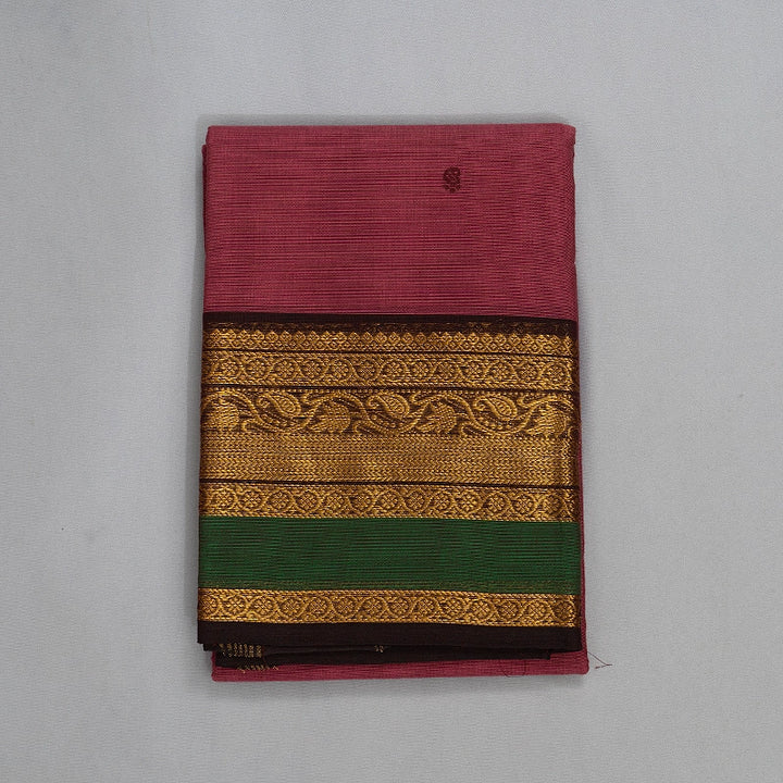 Hayagrivas Rosewood Pink Handloom Chettinad Cotton Saree KSBE2H5-2