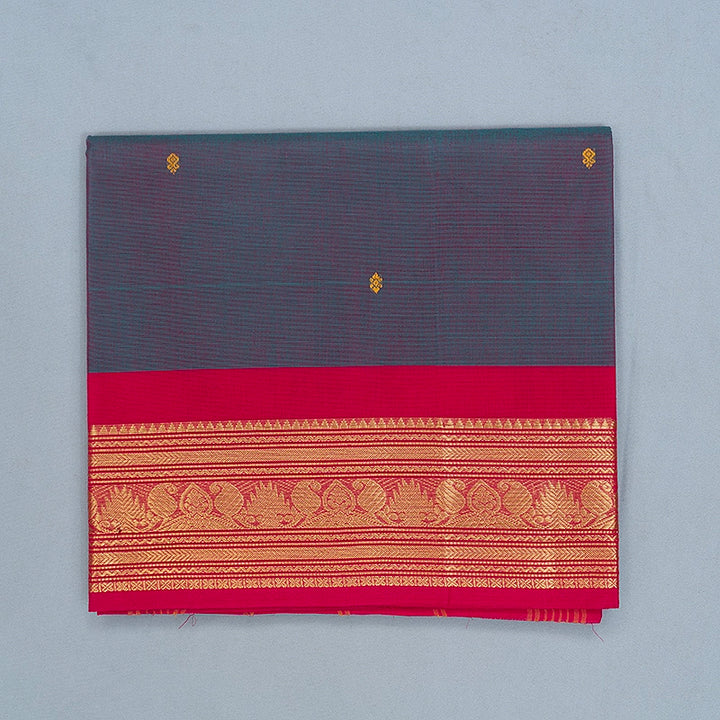 Hayagrivas Blue Pink Handloom Chettinad Cotton Saree SSKBF86F1-57