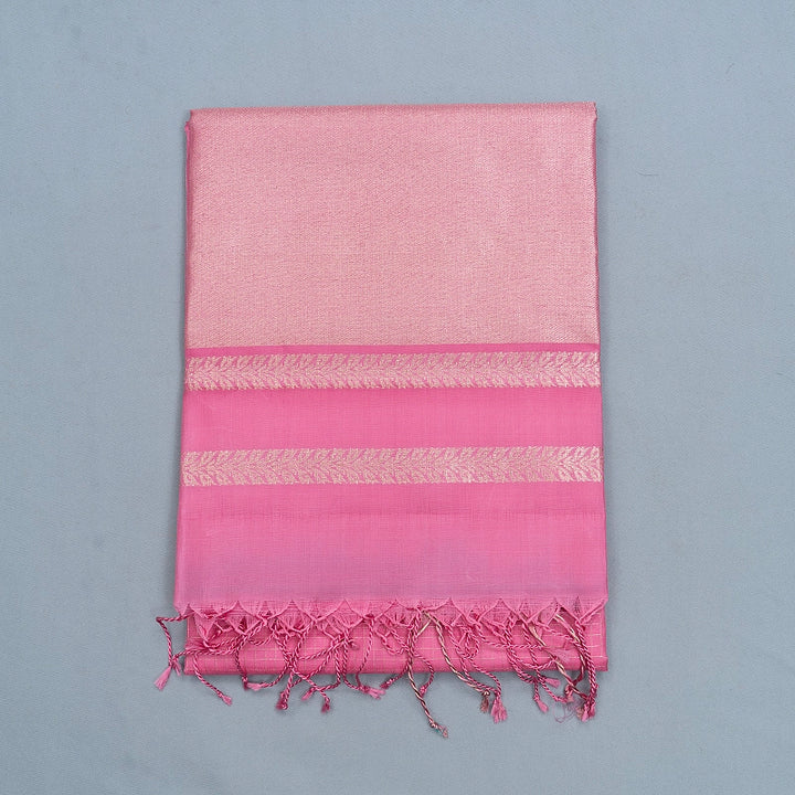 Hayagrivas Baby Pink Handloom Soft Silk Saree KBF536G3-7