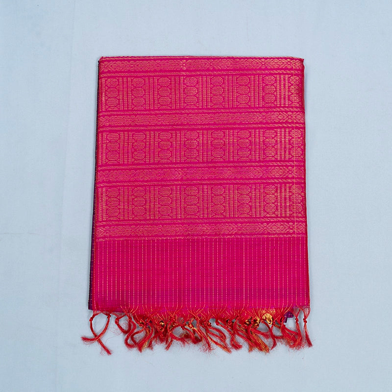 Hayagrivas Purple Kora Silk Cotton Saree KBE2296B11-1