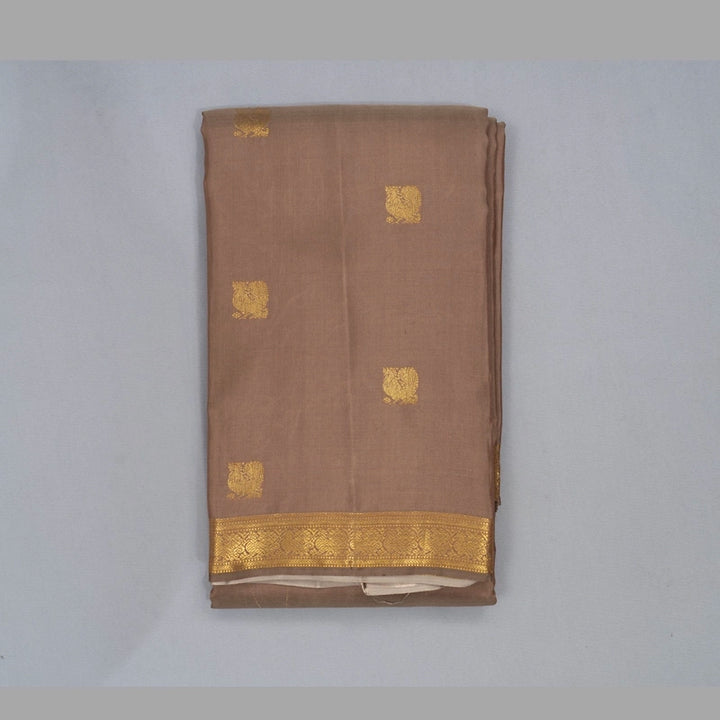 Hayagrivas Fawn Handloom Kanjivaram Silk Saree KSBE150C28-1