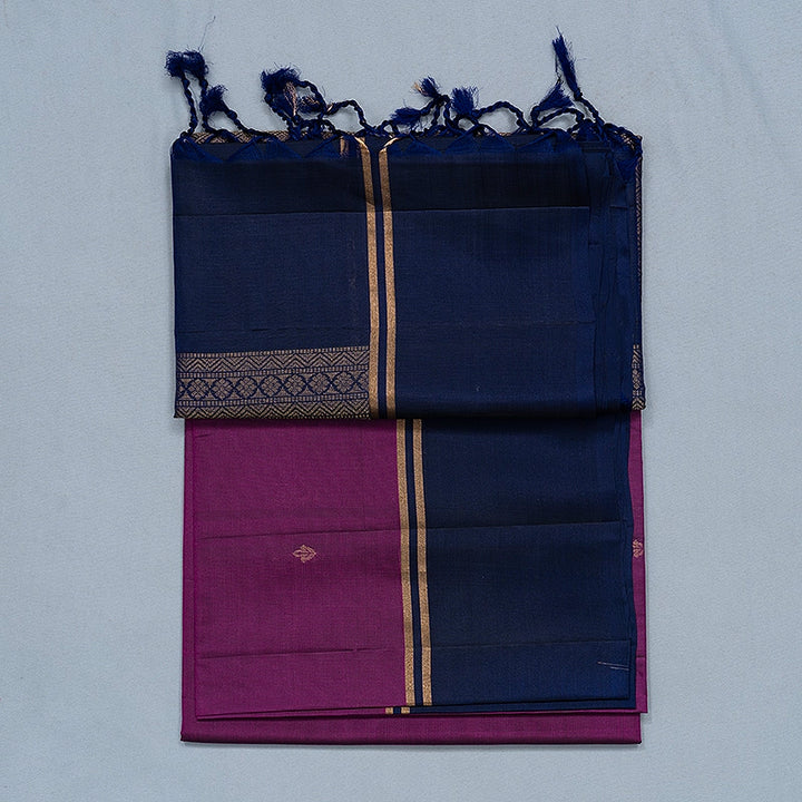Hayagrivas Purple Handloom Soft Silk Saree KBF191E1-8