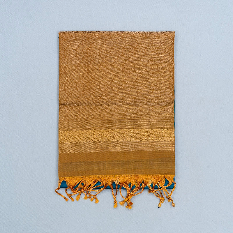 Hayagrivas Ananda Blue Handloom Soft Silk Saree KBF532G2-9