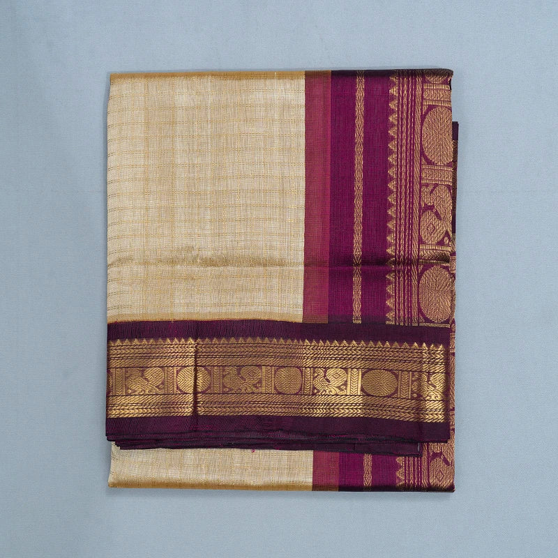 Hayagrivas Sandal Pure Silk Cotton Saree SSCBF56E5-10