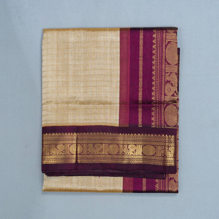 Hayagrivas Sandal Pure Silk Cotton Saree SSCBF56E5-10