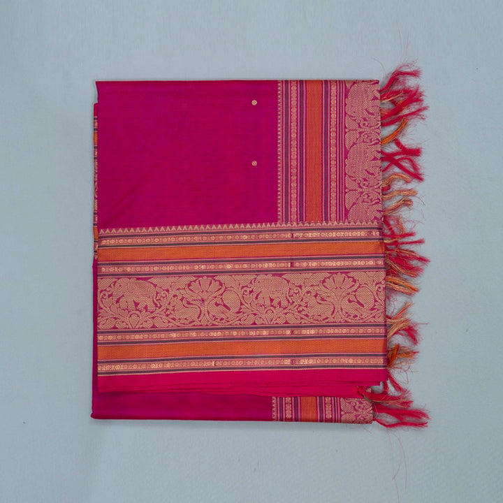 Hayagrivas Rani Pink Kanchi Silk Cotton Saree KSBE124C8-19