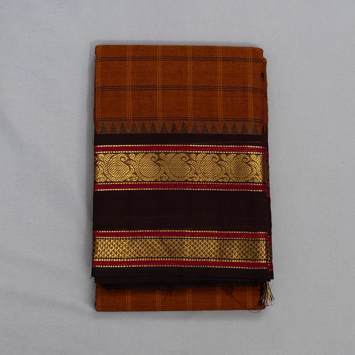Hayagrivas Honey Mustard Handloom Chettinad Cotton Saree KSBE2H7-11