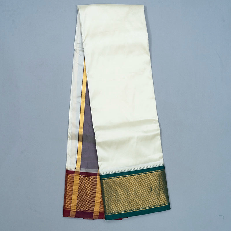 Hayagrivas Handloom 9*5 Silk Dhothi KBF319E5-3