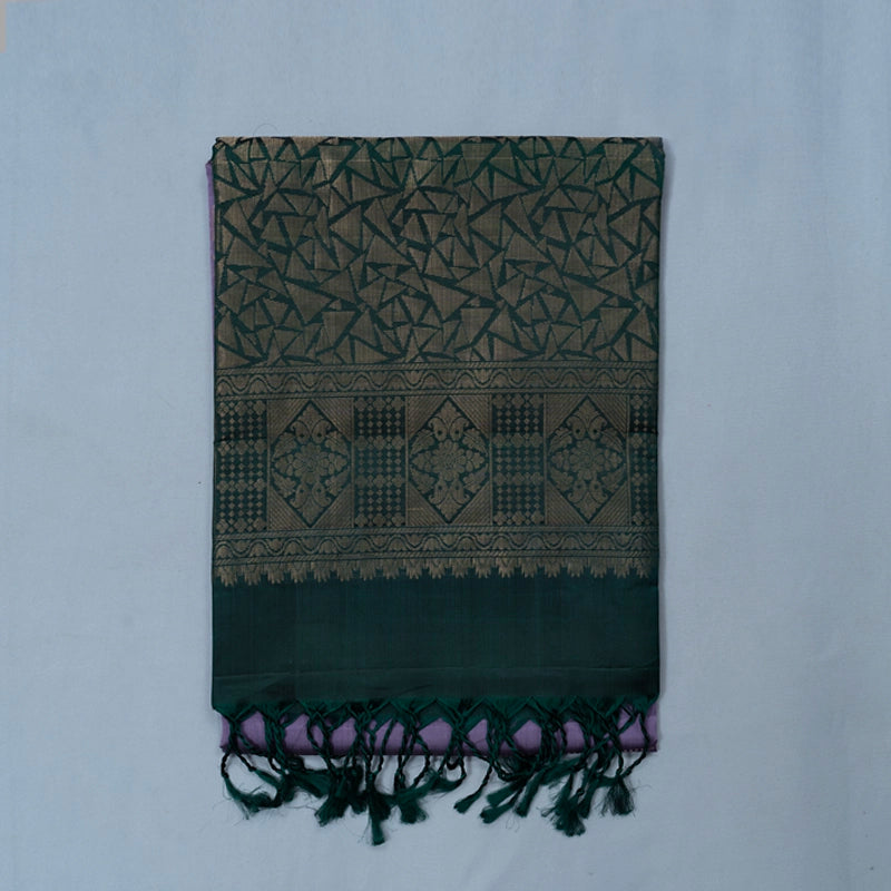 Hayagrivas Lavender Handloom Soft Silk Saree KBF232E1-1