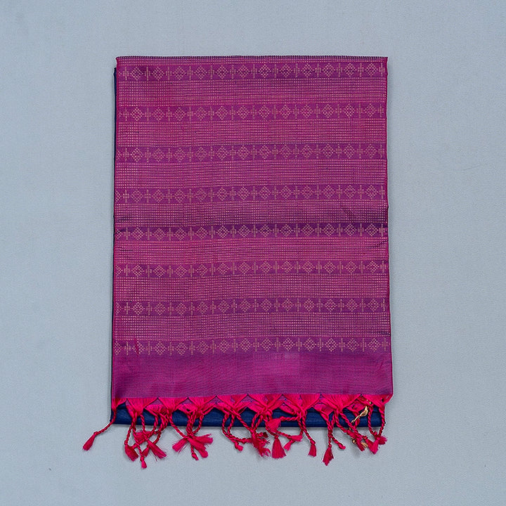 Hayagrivas Royal Blue Handloom Soft Silk Saree KBF553G1-1