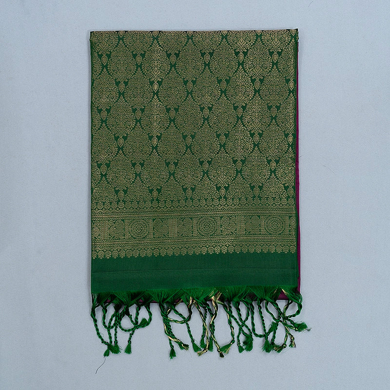 Hayagrivas Purple Handloom Soft Silk Saree KBF532G2-8