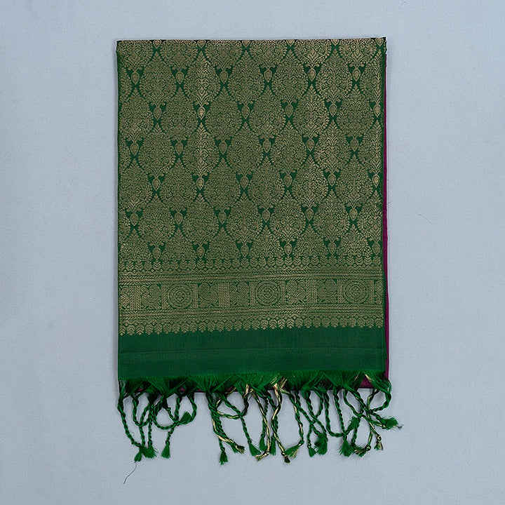 Hayagrivas Purple Handloom Soft Silk Saree KBF532G2-8