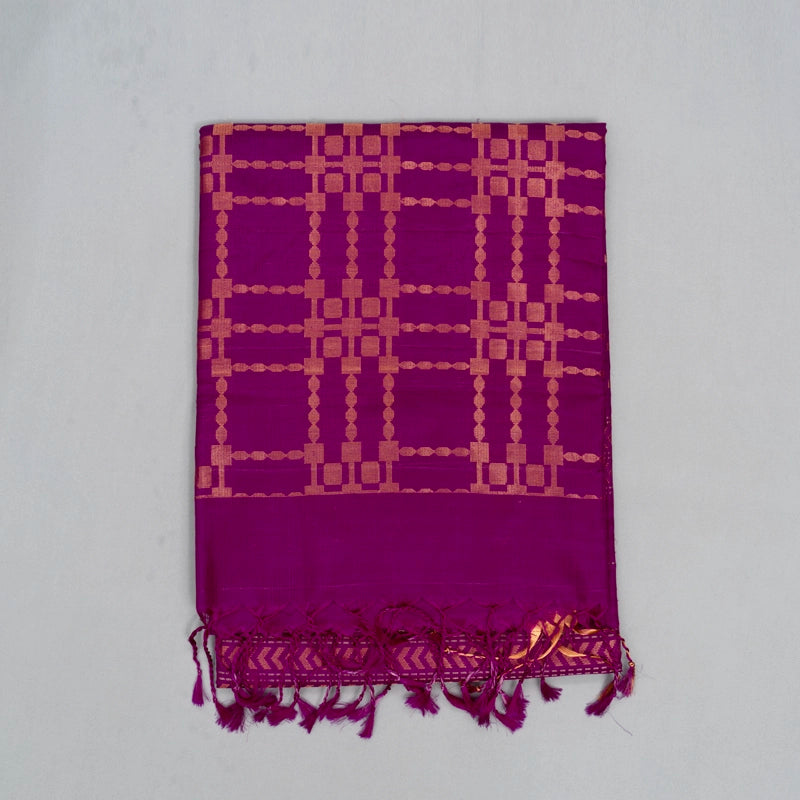 Hayagrivas Purple Pure Soft Silk Saree KSBE22I3-1