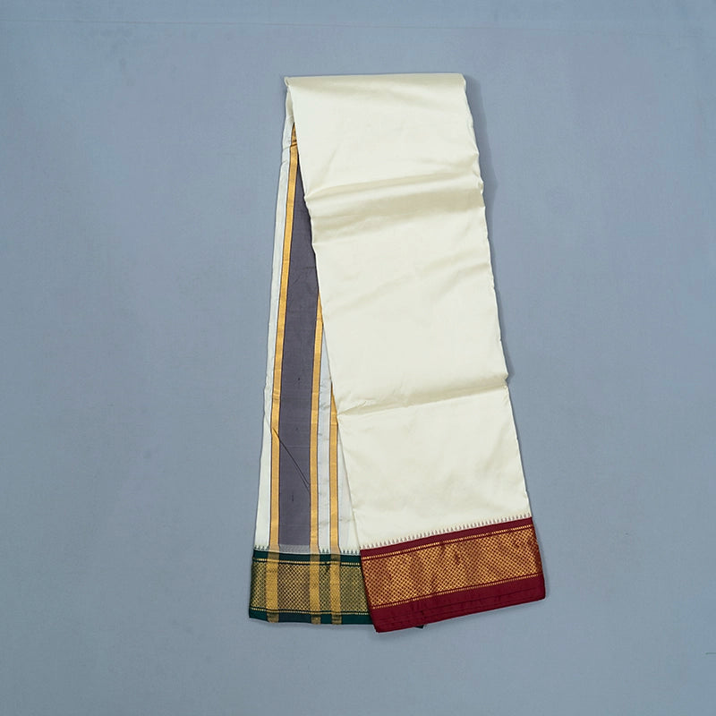 Hayagrivas Handloom 9*5 Silk Dhothi KBF319E3-3