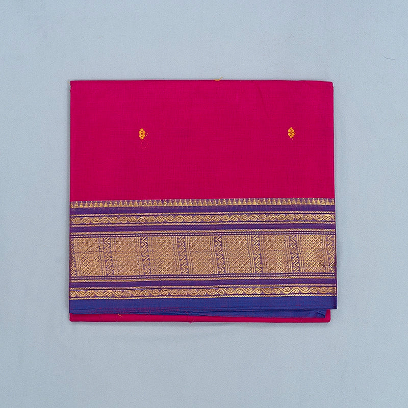 Hayagrivas Rani Pink Handloom Chettinad Cotton Saree SSKBF86F1-89