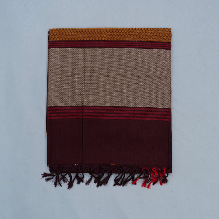 Hayagrivas Burgundy Handloom Kanchi Cotton Saree KSBE90A8-2