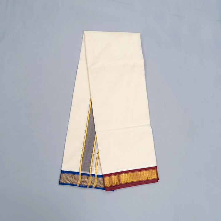 Hayagrivas Handloom 9*5 Cotton Dhoti KBE2501C3-1