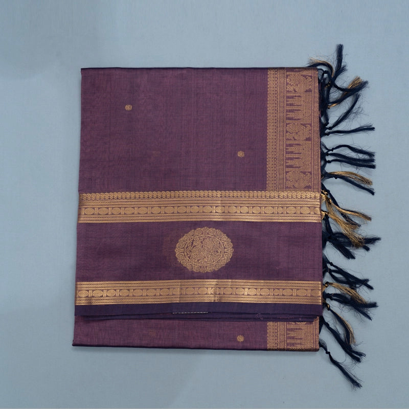 Hayagrivas Lavender Kanchi Silk Cotton Saree SSCBF38D6-7
