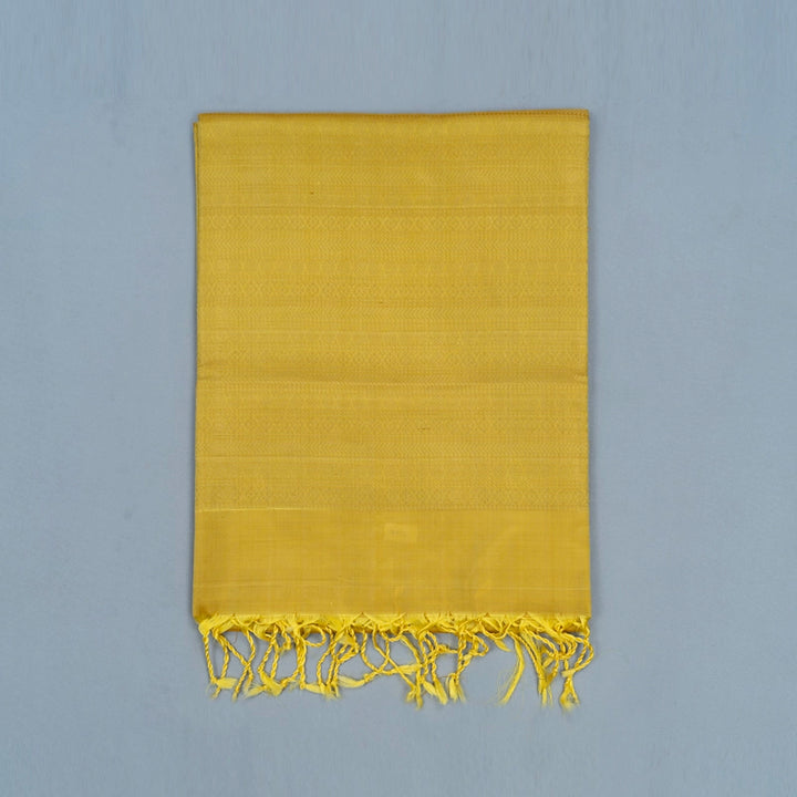 Hayagrivas Yellow Handloom Soft Silk Saree KBE2106A8-1
