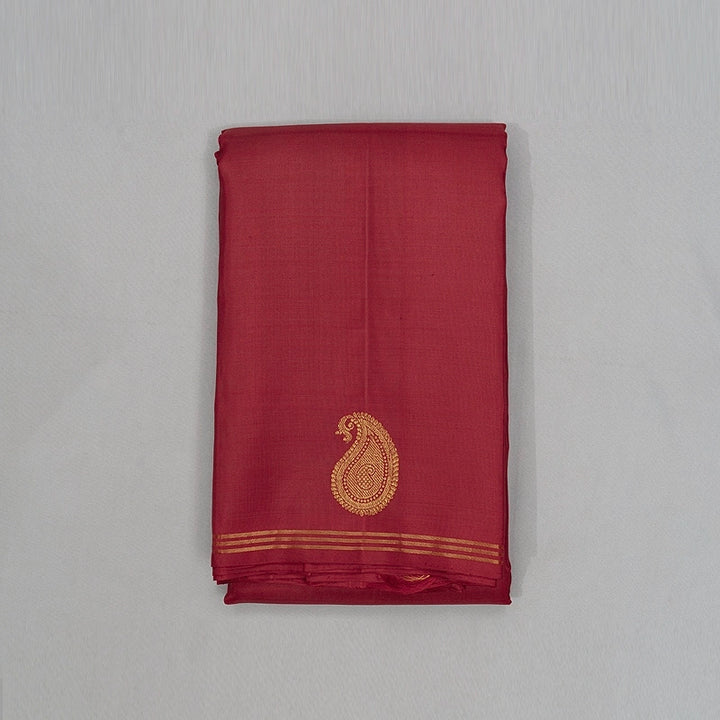 Hayagrivas Handloom Maroon Kanjivaram Silk Saree SSCBF59E30-4