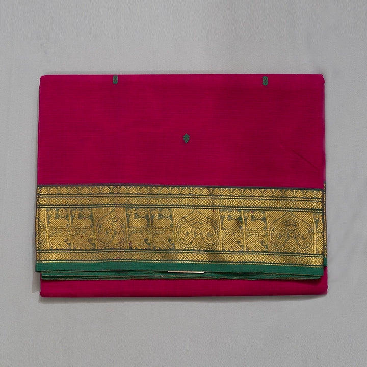 Hayagrivas Magenta Handloom Chettinad Cotton Saree SSCBF63E3-10