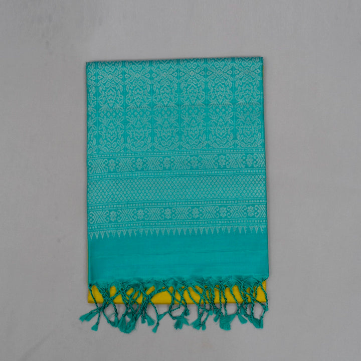 Hayagrivas Lime Green Handloom Soft Silk Saree KSBE22I4-1
