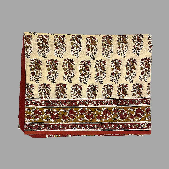 Hayagrivas Sandal Jaipur Cotton Saree SSCBF73E5-6