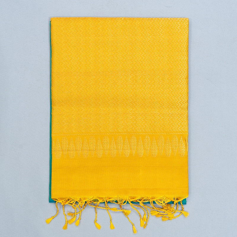 Hayagrivas Aqua Green Handloom Soft Silk Saree KBF566G2-2