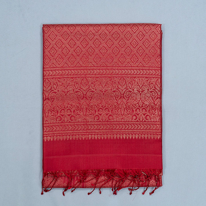 Hayagrivas Maroon Handloom Soft Silk Saree KBF536G2-10