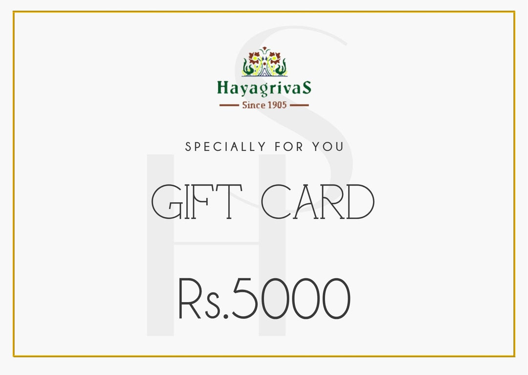 Hayagrivas Silk House Gift Card