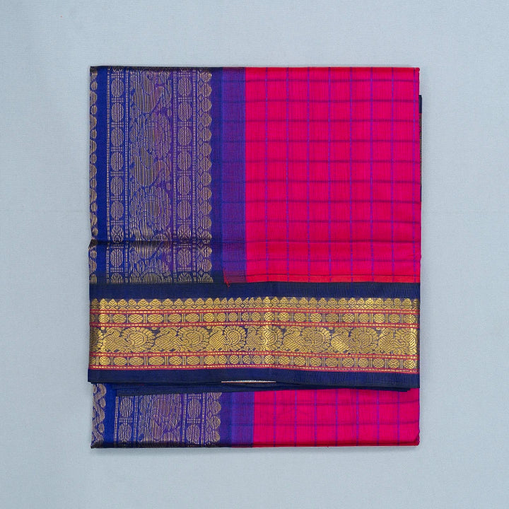 Hayagrivas Pink Pure Silk Cotton Saree SSCBF16D2-2