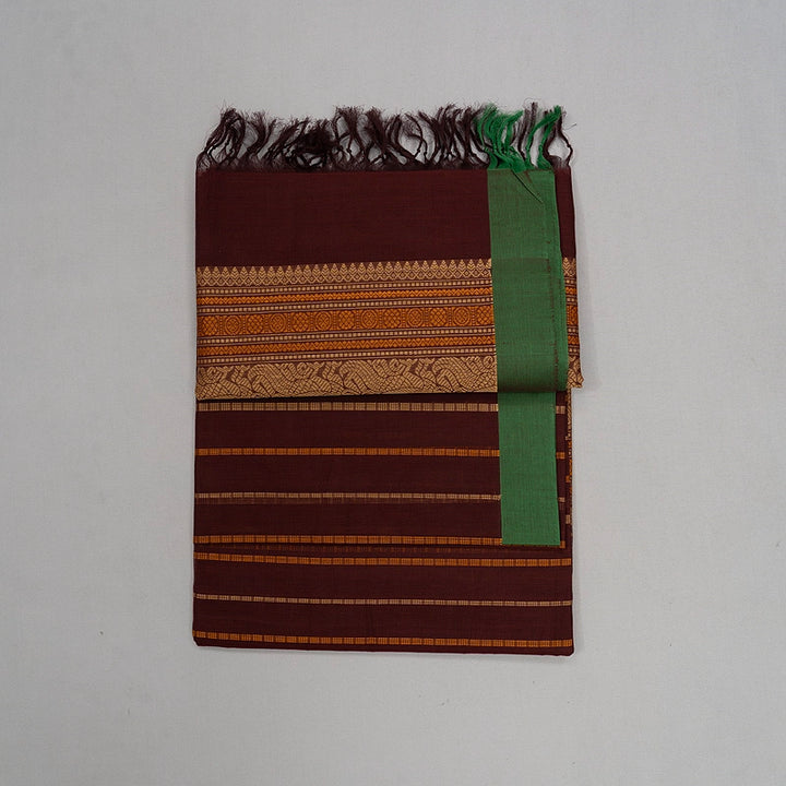Hayagrivas Burgundy Handloom Kanchi Cotton Saree KSBE89A4-4