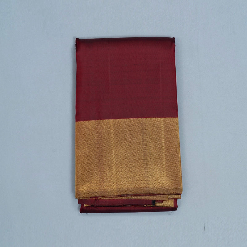 Hayagrivas Handloom Wine Maroon Kanjivaram Silk Saree KBE804H4-1