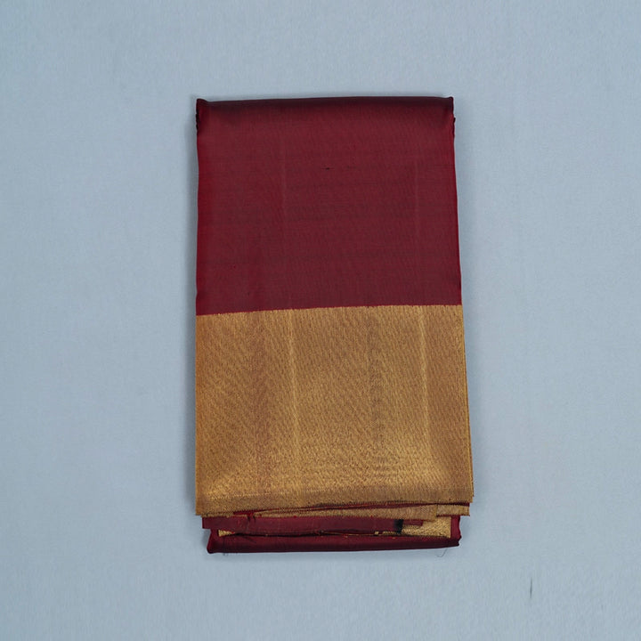 Hayagrivas Handloom Wine Maroon Kanjivaram Silk Saree KBE804H4-1