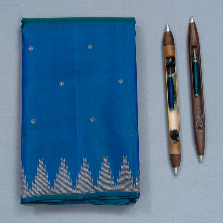 Hayagrivas Handloom Mayilkazhuthu Kanjivaram Silk Saree KBF742H3-1